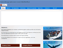 Tablet Screenshot of hub-freightbd.com